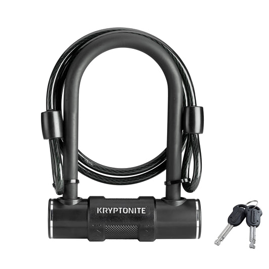 Kryptonite - Mini candado U-lock con cable de