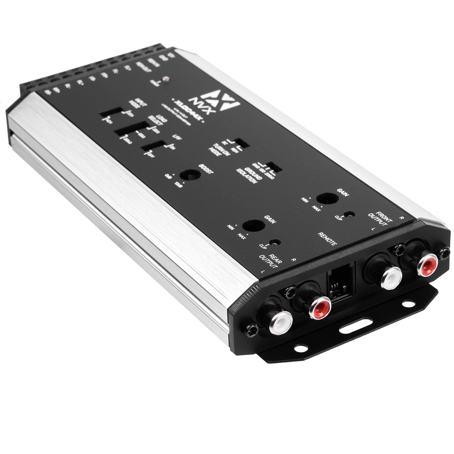 NVX XLOC44X 4 entradas / 4 salidas Convertidor de salida de línea activa de alto voltaje con adaptación de impedancia y control de nivel remoto
