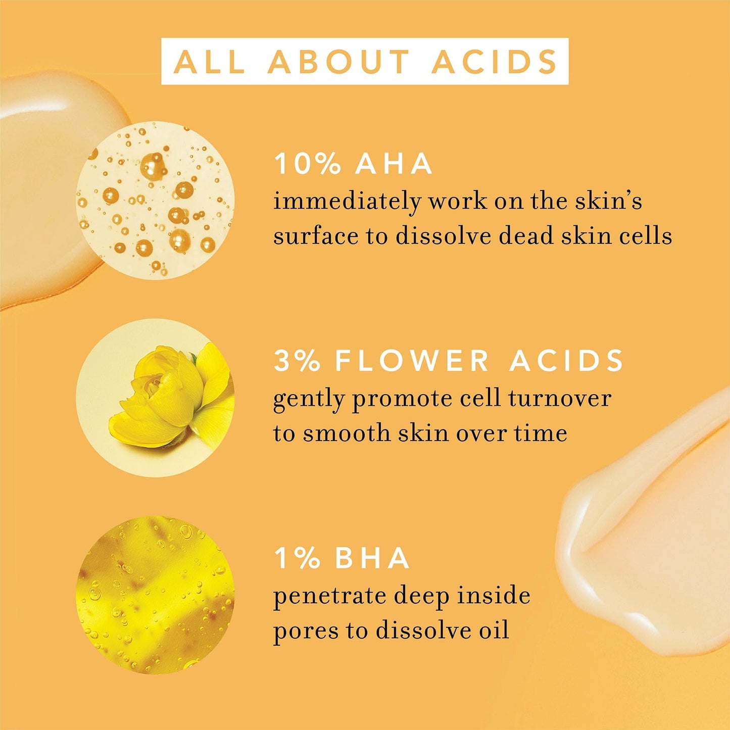 Sérum Nocturno Hidratante Farmacy Honeymoon Glow AHA para Líneas Finas y Arrugas