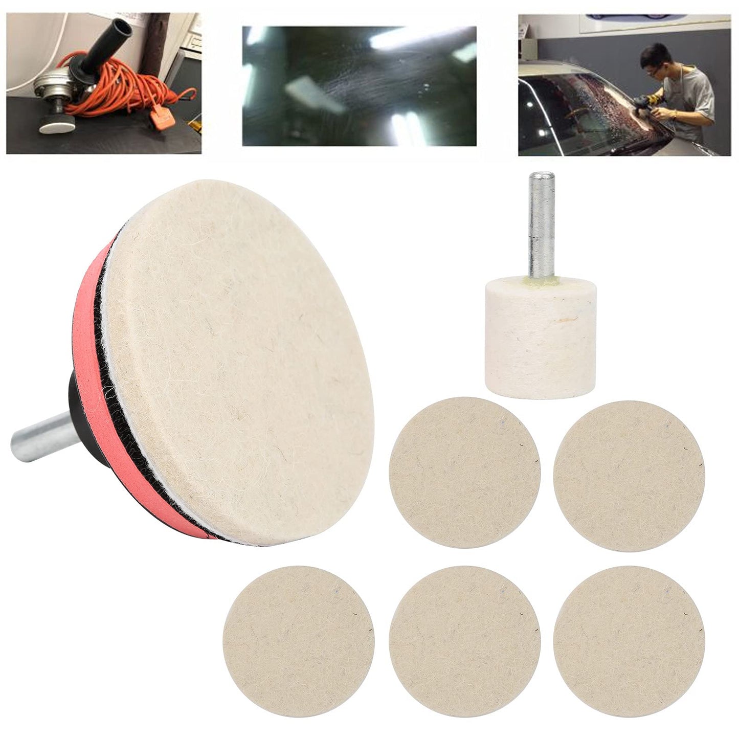 Kit de Pulido de Vidrio de Cerio para Parabrisas de Coche