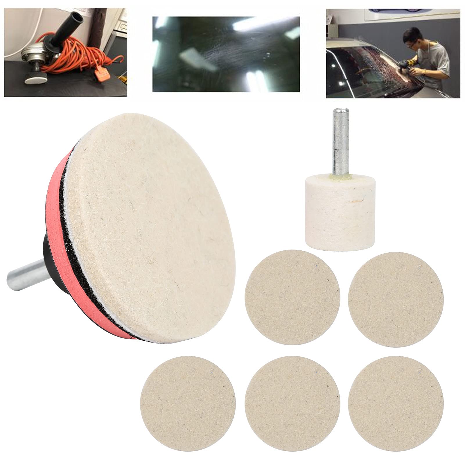 Kit de Pulido de Vidrio de Cerio para Parabrisas de Coche