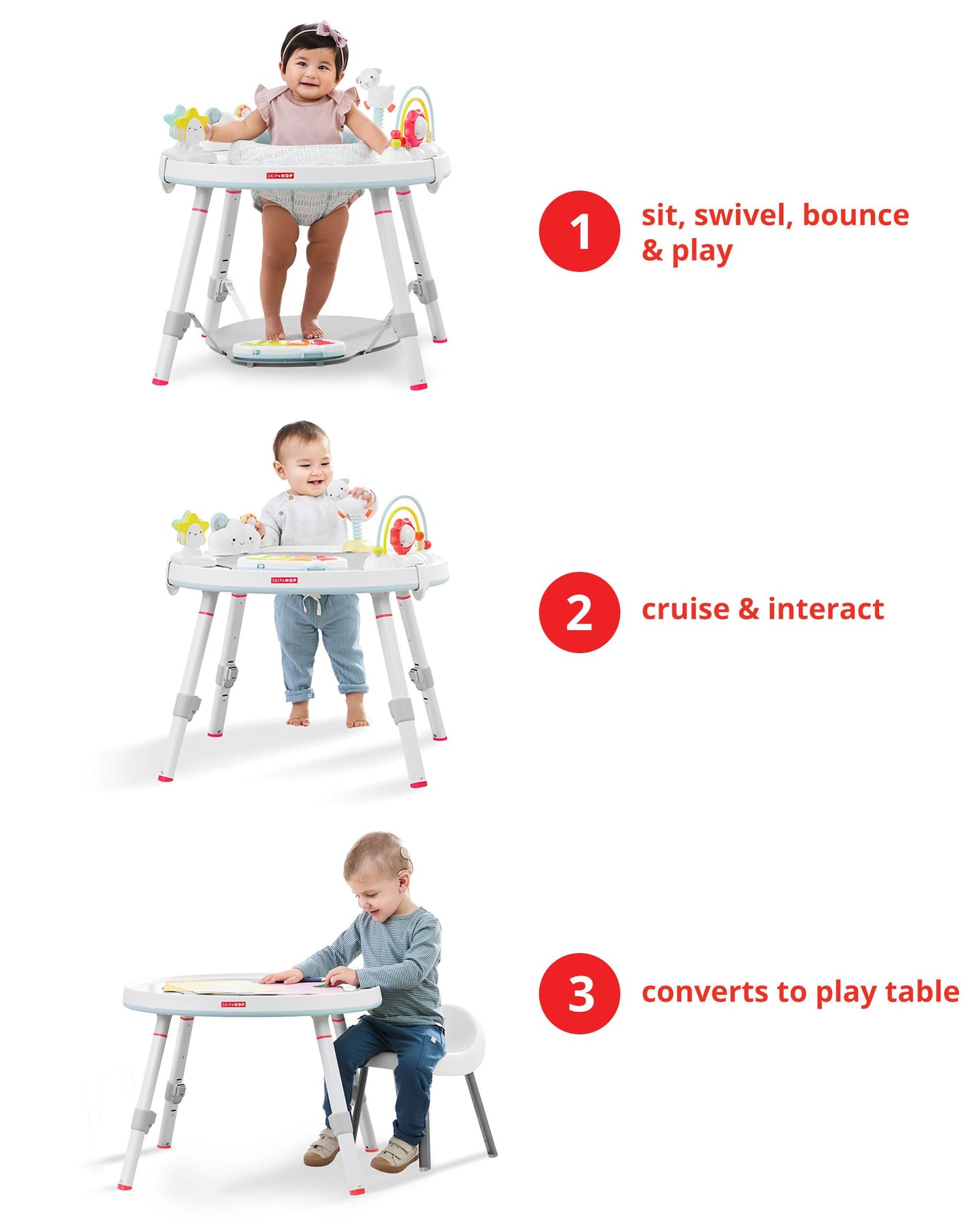 Centro de Actividades Skip Hop Silver Lining Cloud Interactivo para Bebés
