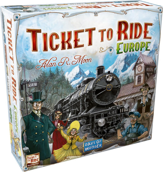 Days of Wonder Ticket to Ride Europe - Juego de Mesa de Estrategia sobre ferrocarriles (en inglés)