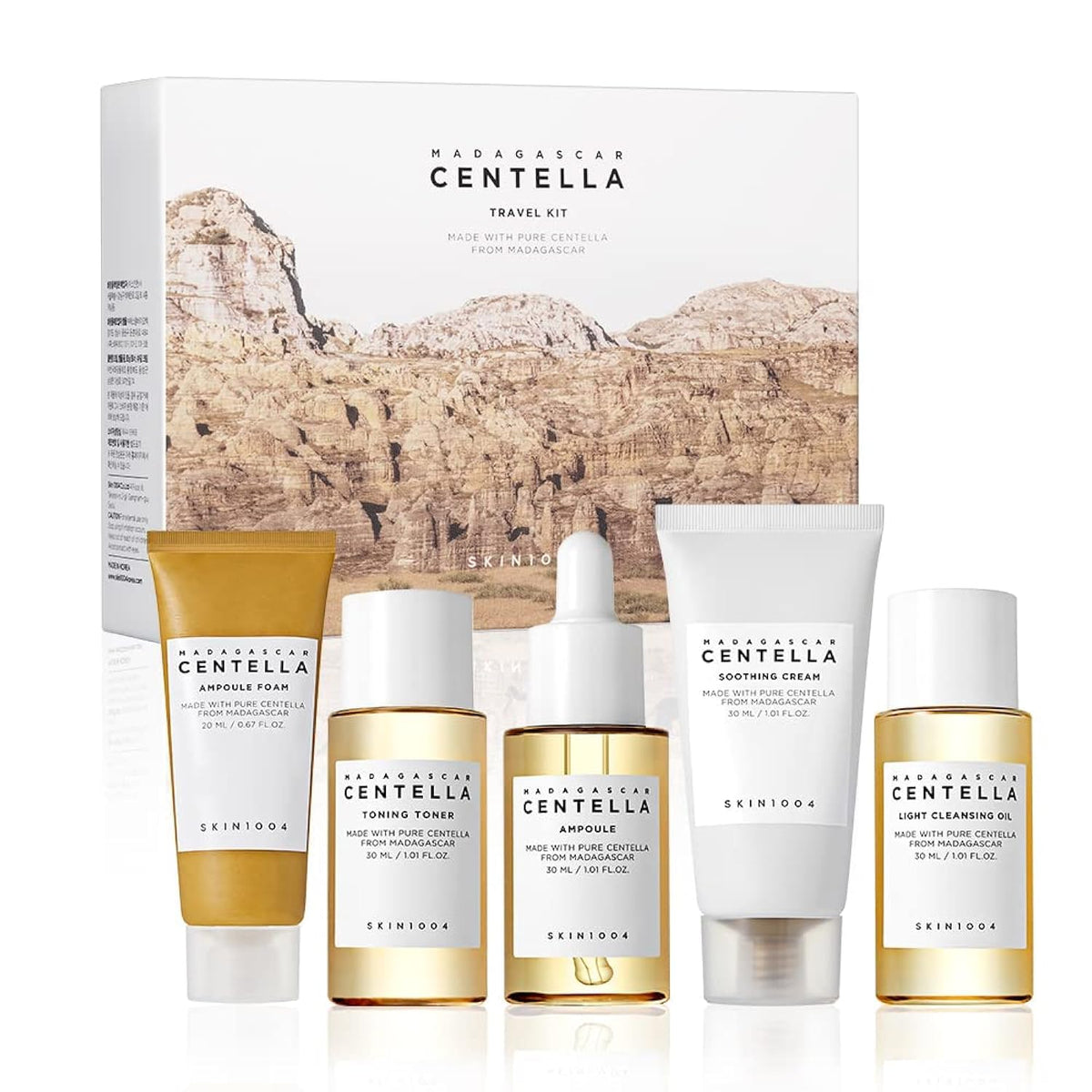 Kit de Viaje SKIN1004 Madagascar Centella Compacto Calmante