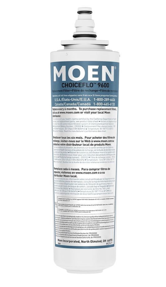 Filtro de Repuesto Moen Choiceflo 9600