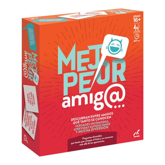 Juego de Mesa Novelty Corp Fiesta Tradicional Mejor - Peor Amigo