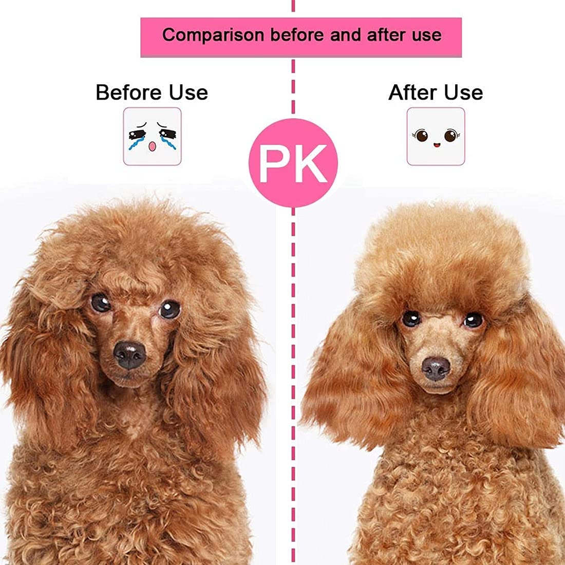 Cepillo Deslanador SINWEDA Rosa para Perros Pequeños, Medianos y Gatos