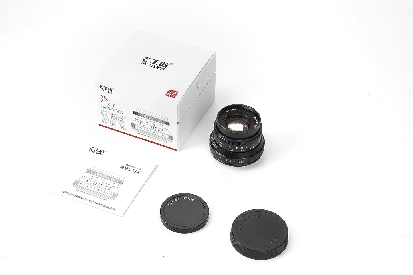 Lente de Retrato APS-C 35mm F1.2 II 7artisans Enfoque Manual para Montura FX Fujifilm X-Cámara