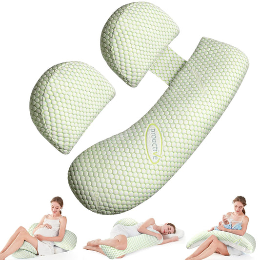 Almohada de Embarazo Cuña Doble para Mujer