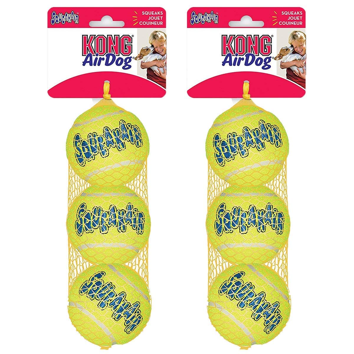 KONG Air Squeaker Tennis Balls