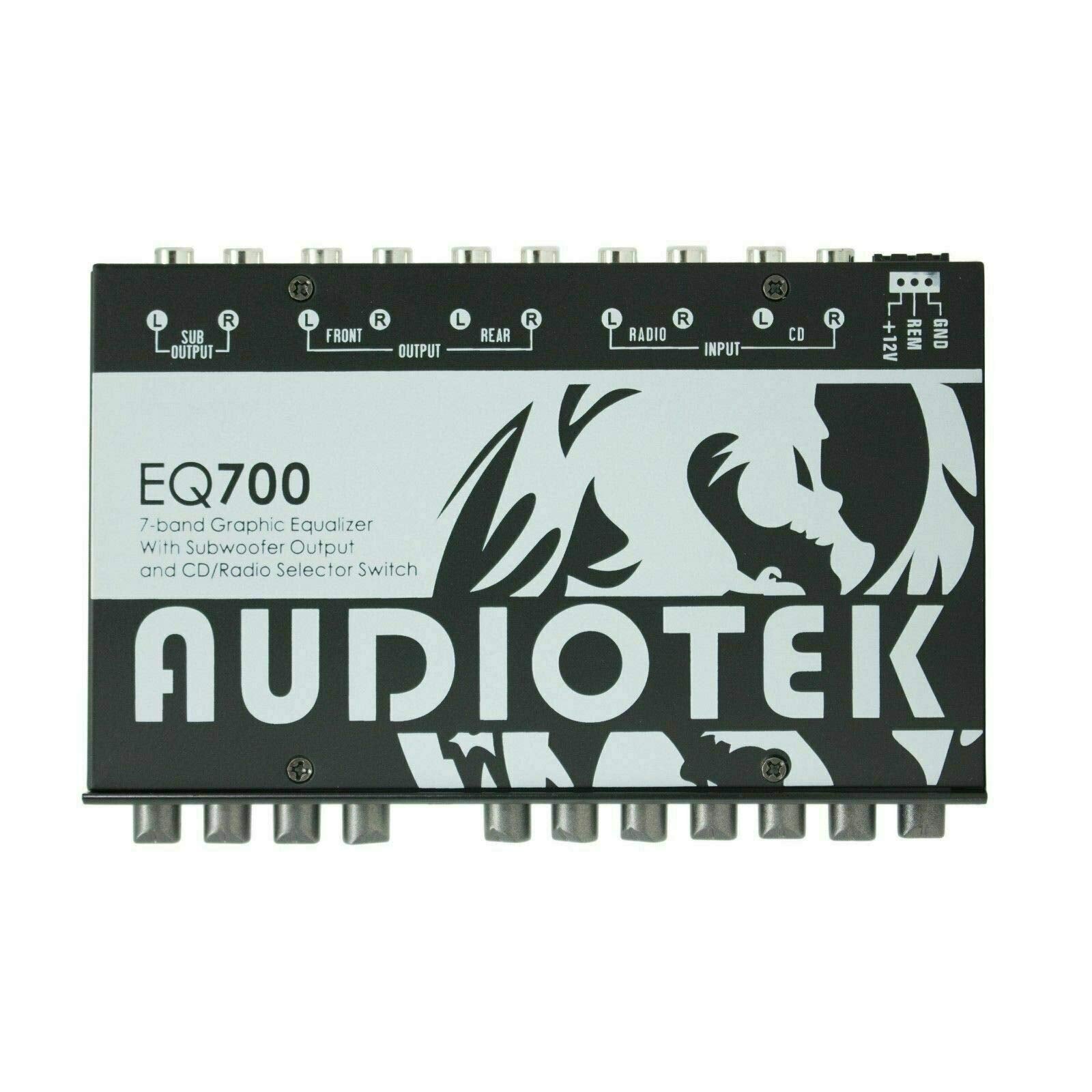 Ecualizador de Audio Audiotek AT-EQ700 Plata 7 Bandas para Coche