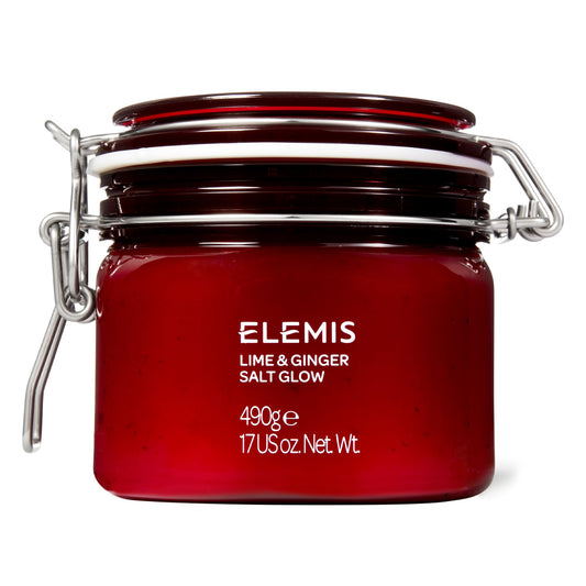 ELEMIS Lime and Ginger Salt Glow, Invigorating Salt Scrub, 17 Ounce, Pack of 1