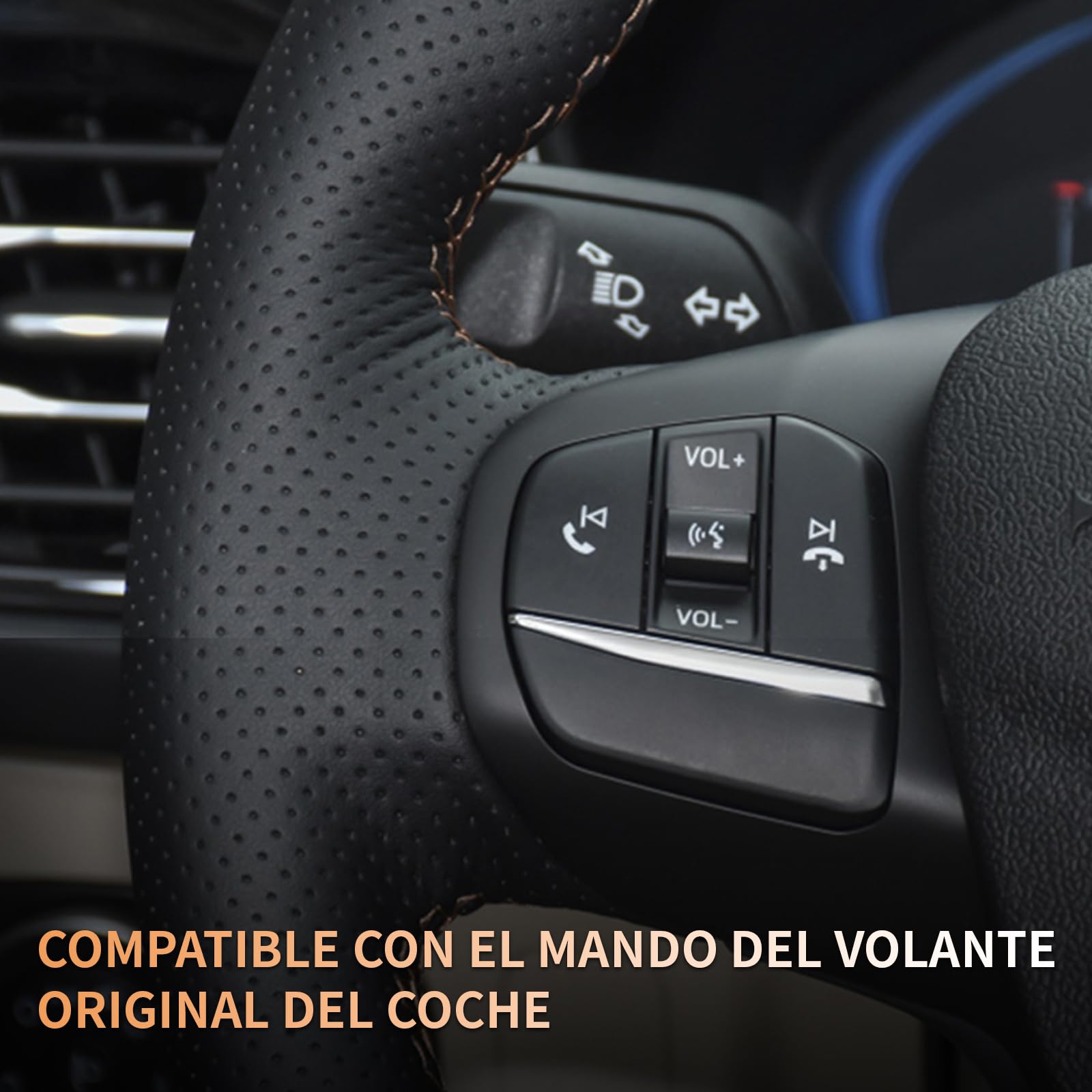 FINYQBET Autoestéreo para Carro Ford Focus 2013 y Modelos Anteriores, Estéreo con Pantalla CarPlay y Android Auto, Compatible con Focus sin Adaptaciones, Asistente de Voz,Mirrorlink,Cámara Trasera,GPS