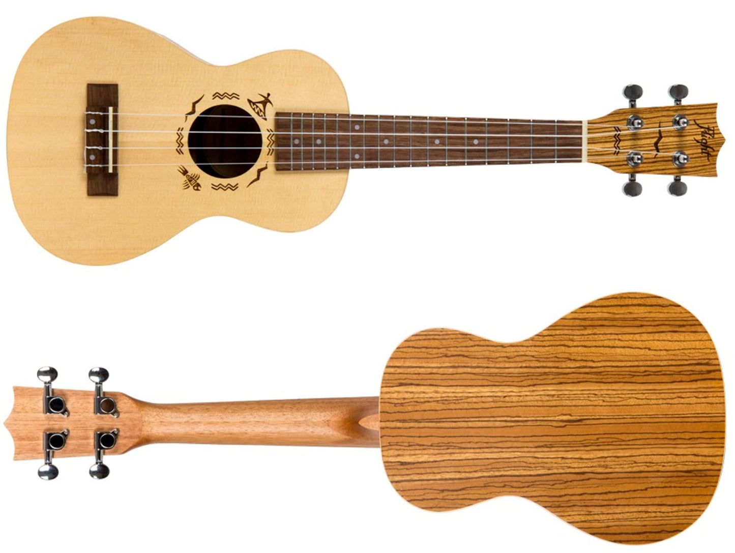 Flight 4-String Ukulele Natural DUC 525