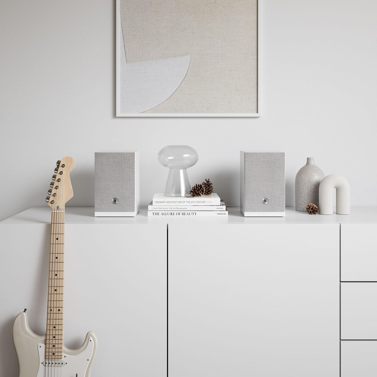 Altavoces Activos Multiroom Audio Pro Blanco con Control Remoto y Preajustes