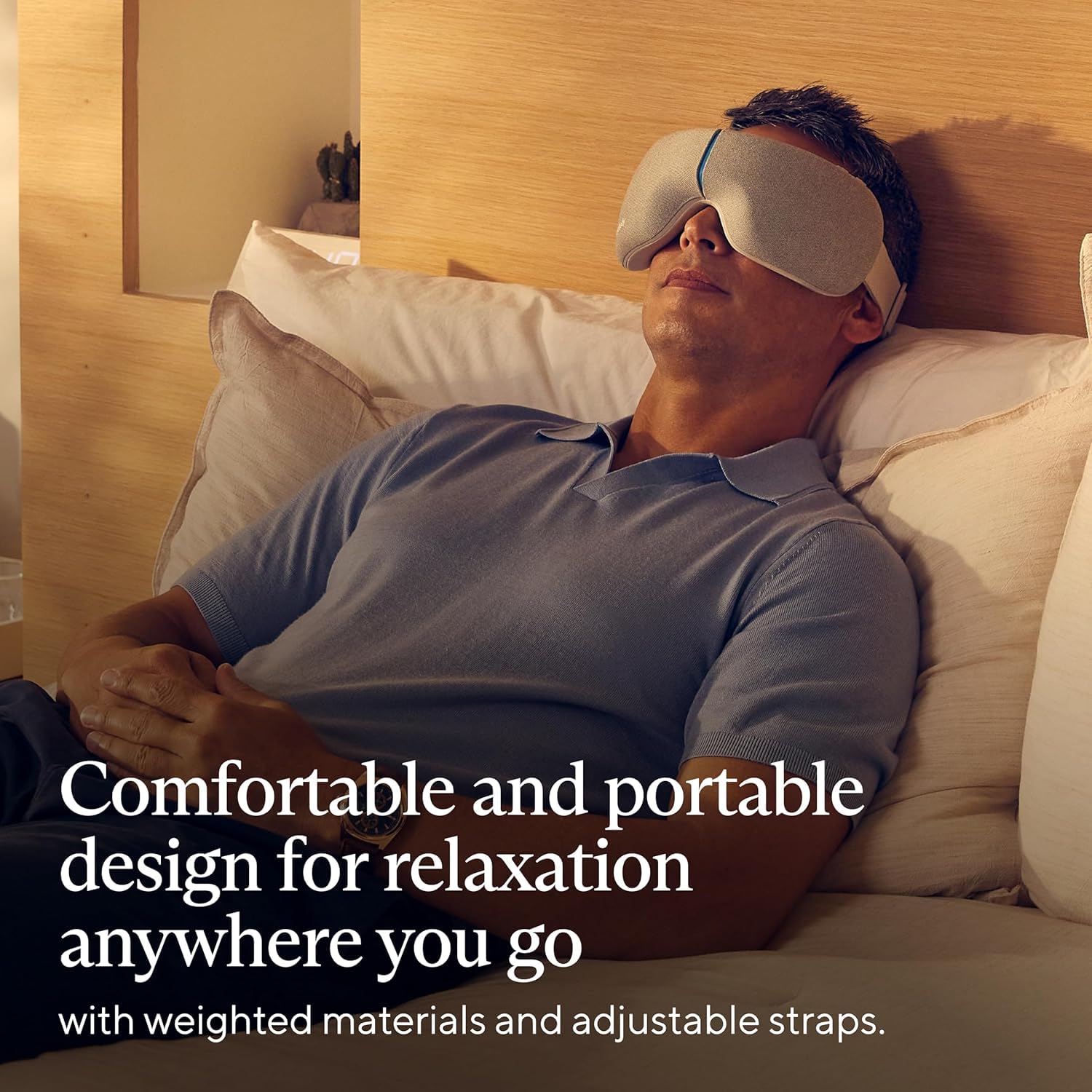 SmartGoggles by Therabody, dispositivo de masaje facial portátil, anteojos de vibración habilitados para Bluetooth, 3 modos personalizados para el bienestar corporal, incluyendo SmartRelax con tecnología SmartSense