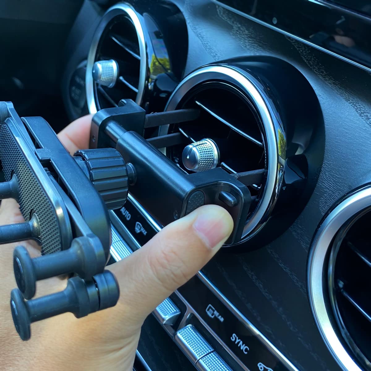 Soporte para Teléfono X-Rnio Compatible con Mercedes Benz y Mini Cooper Accesorios Negros