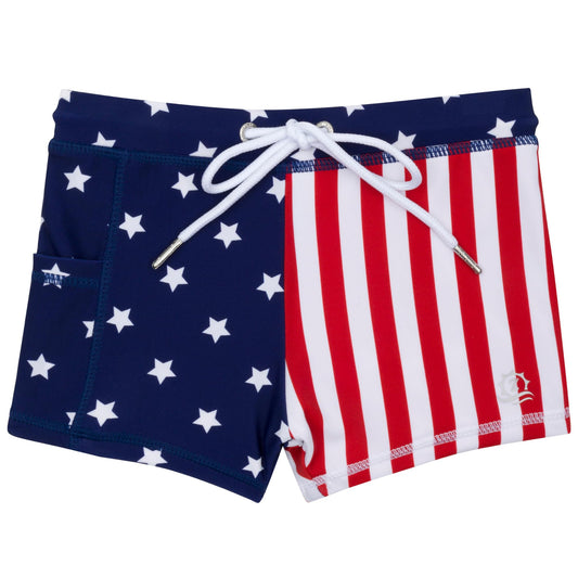 SwimZip Pantalones cortos de baño con protección UPF 50+ para bebés, niños pequeños y niños (niños o niñas).