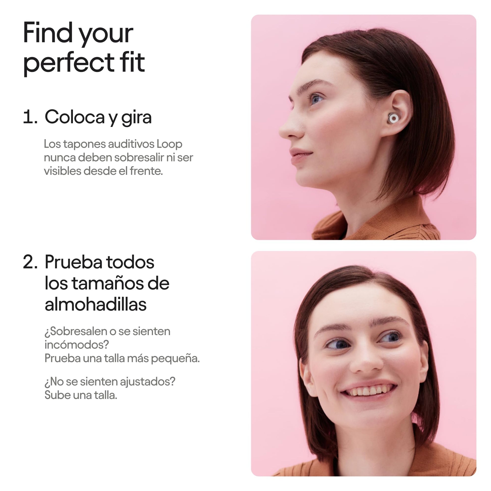 Loop Engage 2 Plus Tapones auditivos – Reducción del ruido cotidiano con voces claras para reuniones sociales, trabajo, conversaciones y para la sensibilidad al ruido – SNR16 dB + accesorio Mute