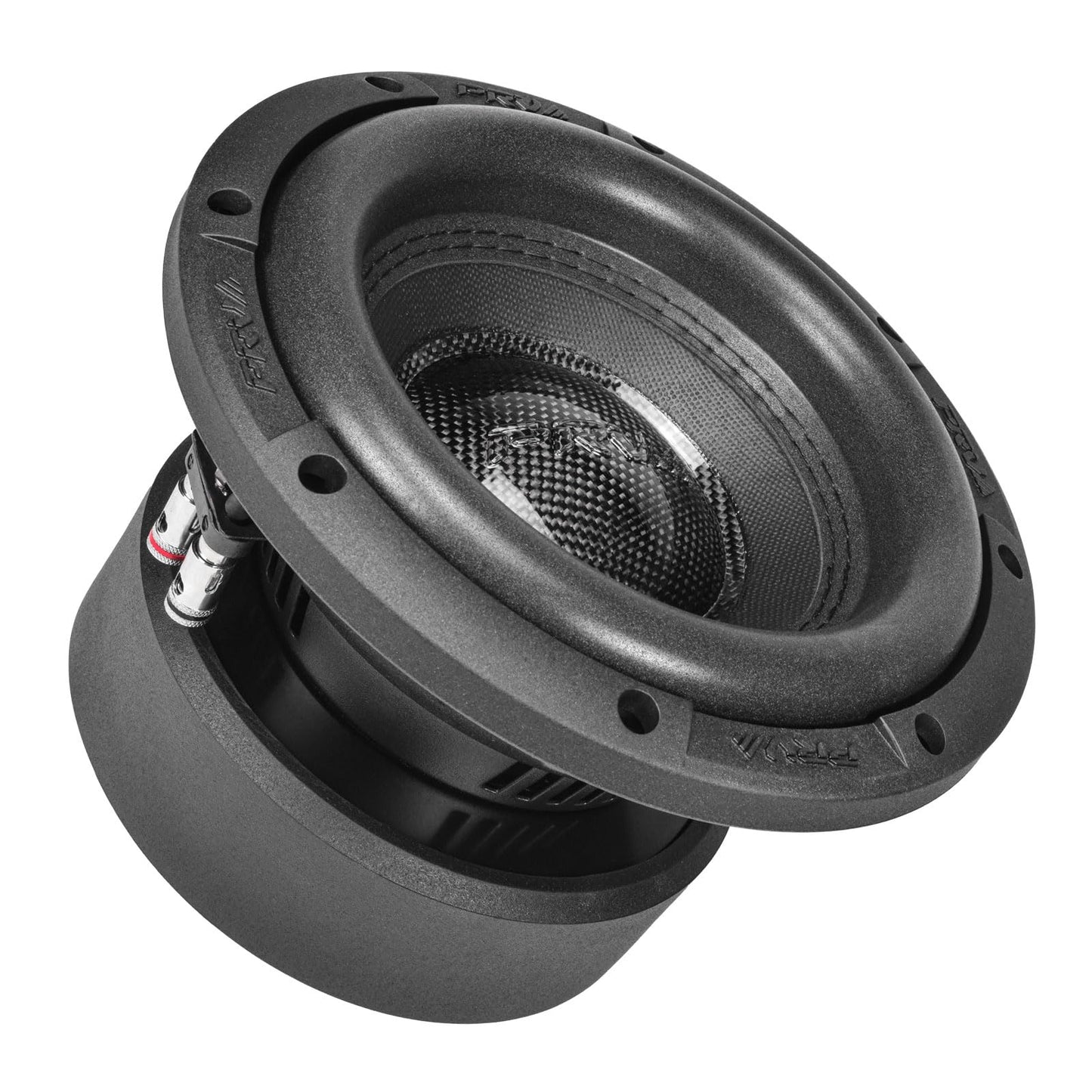 PRV AUDIO Sub D4 de 8 pulgadas de potencia máxima de 1000 vatios dual de 4 ohmios, 14.5 mm Xmax, RS8-SUBD4, bobina de voz de 2.4 pulgadas, subwoofer de coche de 8 pulgadas de tonos bajos profundos