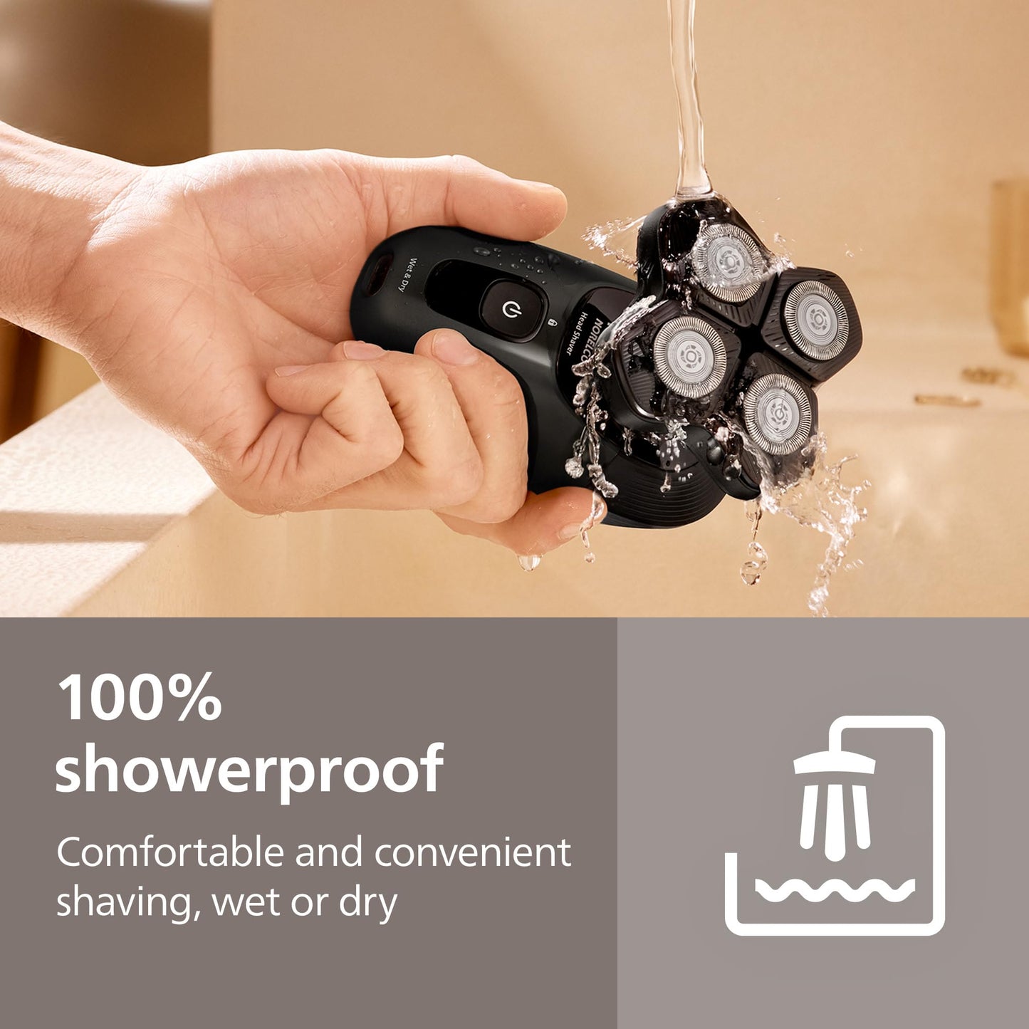 Philips Norelco Head Shaver Pro 5000, de la marca de afeitado #1: afeitado limpio, suave para la piel, HS5980/40
