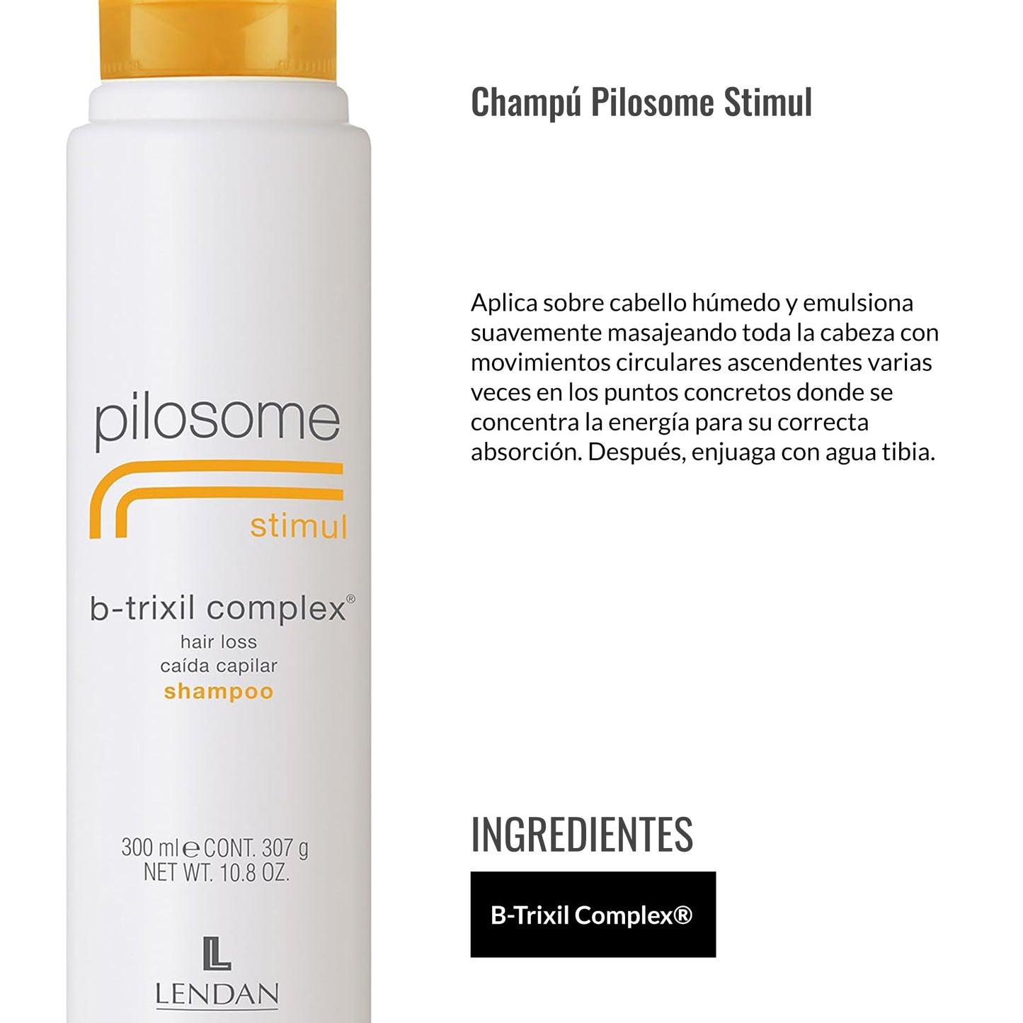 Shampoo Pilosome Lendan Anticaída para Hombre