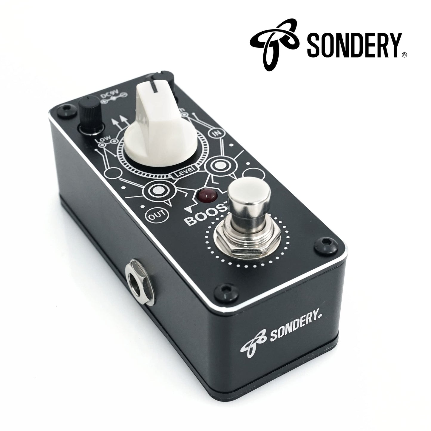 Pedal Boost Para Guitarra Eléctrica y Bajo Sondery Mini True Bypass