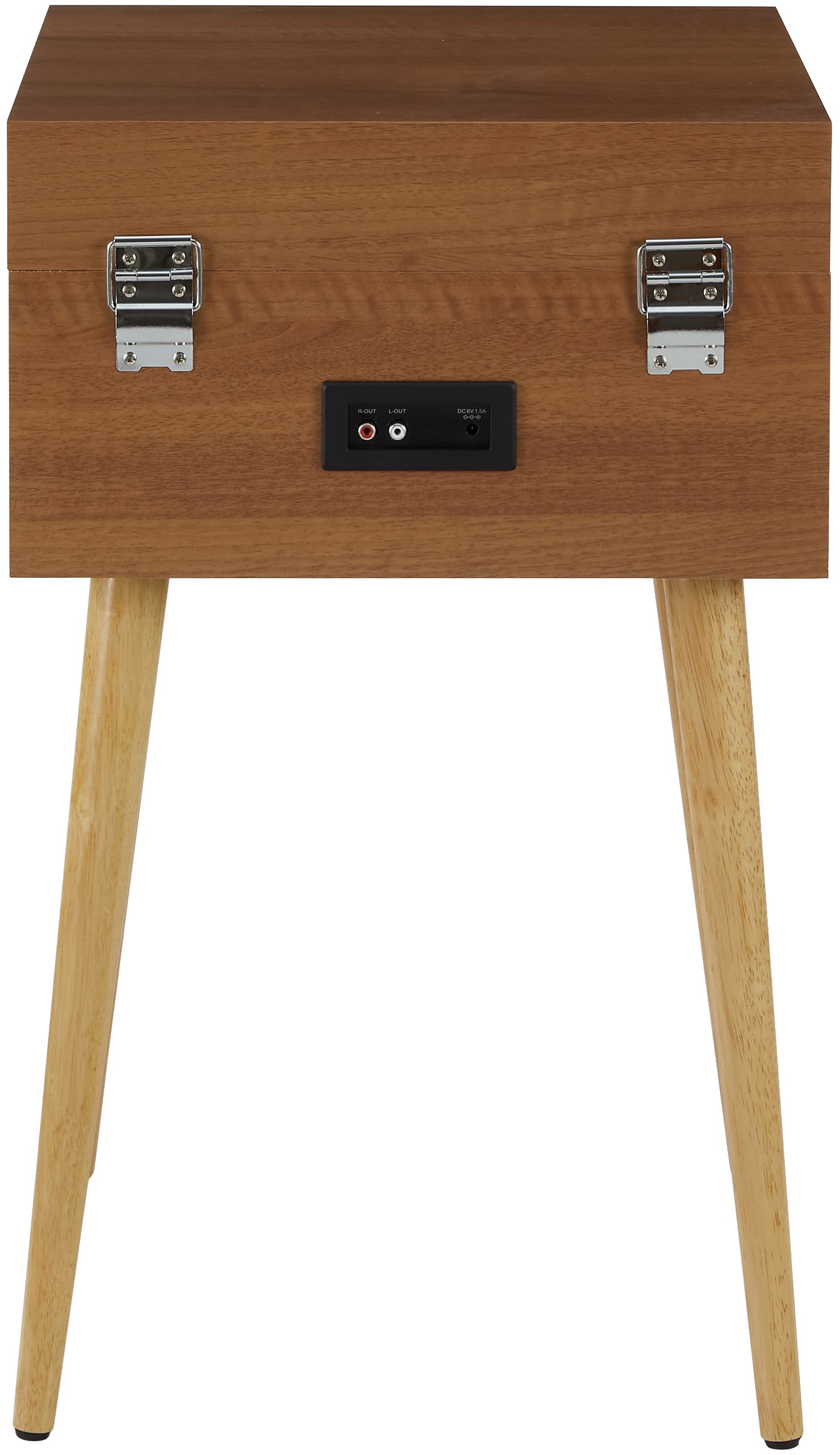 Crosley CR6235A-NA Rohe - Tocadiscos de Vinilo Bluetooth de 3 velocidades con Altavoces Integrados y Patas Desmontables, Natural