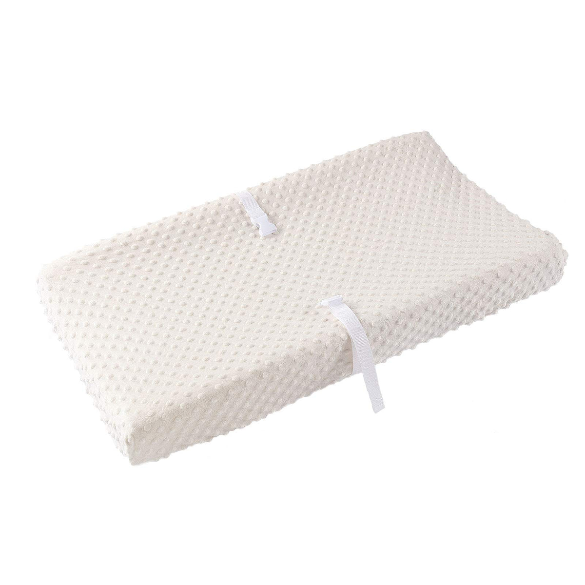 Funda para cambiador de bebé, súper suave de felpa para cambiar pañales para bebés y niños, ultra cómoda, segura para bebés, se adapta a almohadillas para orejas de 86.36 x 40.64 cm (beige)