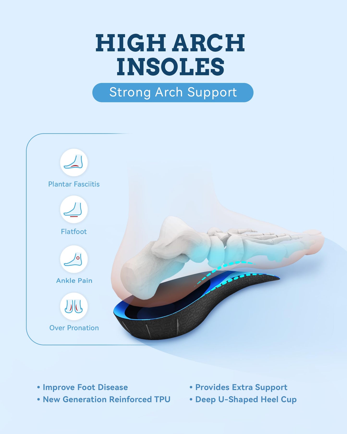 Plantillas QBK para Alivio del Dolor en el Talón y Resolución de la Fascitis Plantar