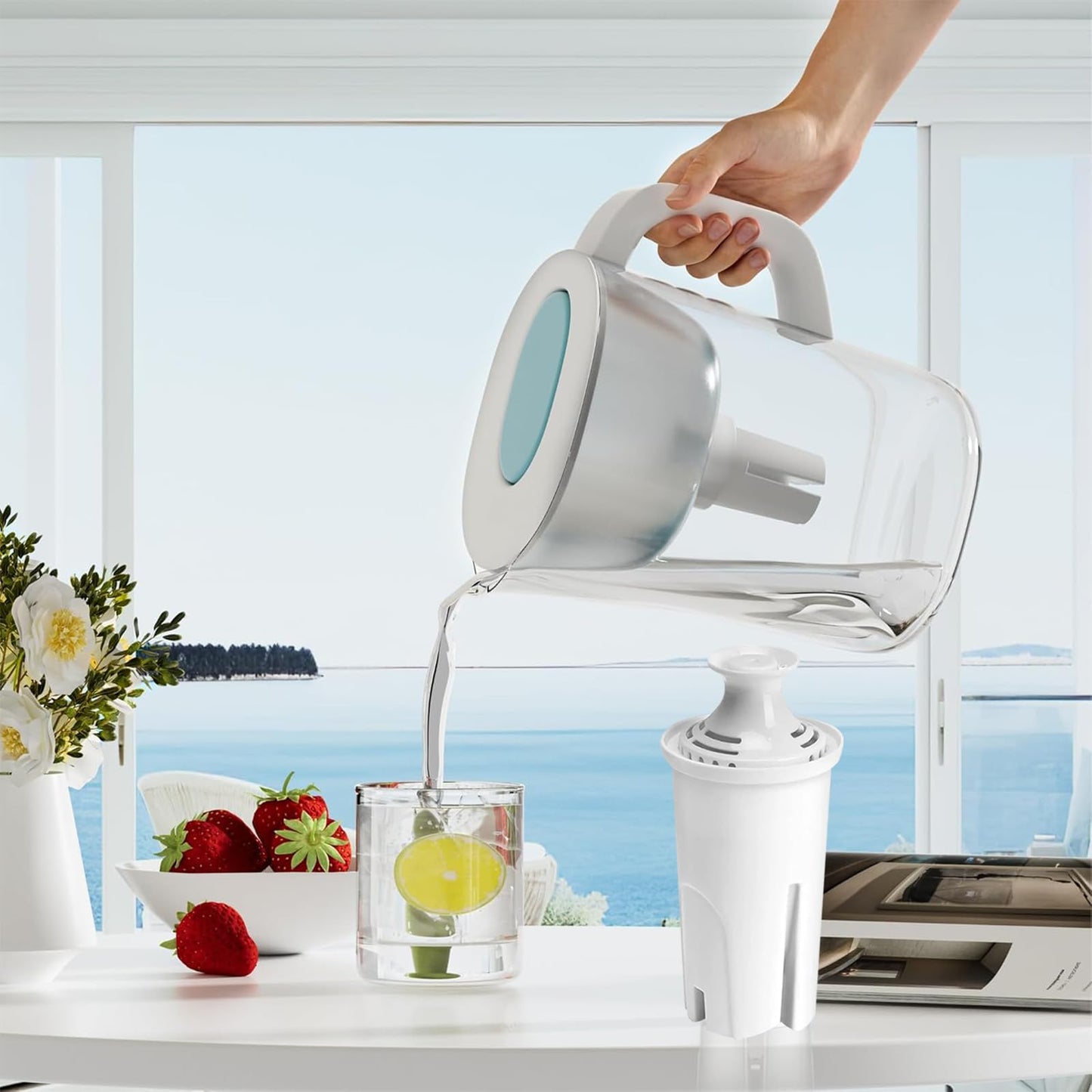 Set de Filtros de Agua Brita Longlast Azul Larga Duración y Ecológico