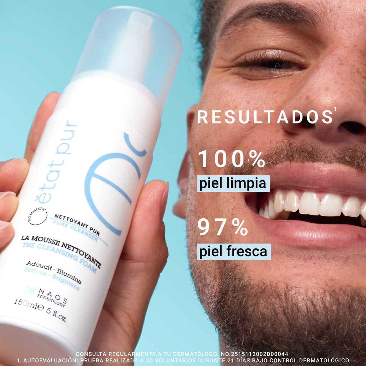 Etat Pur Espuma Limpiadora Limpia Y Suaviza, 150ml