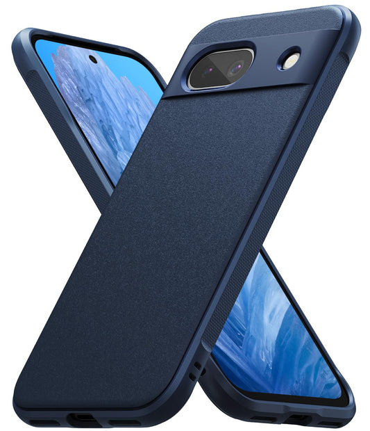 Funda Ringke Onyx Navy Anti Huella Dactilar Antideslizante TPU para Google Pixel 8a