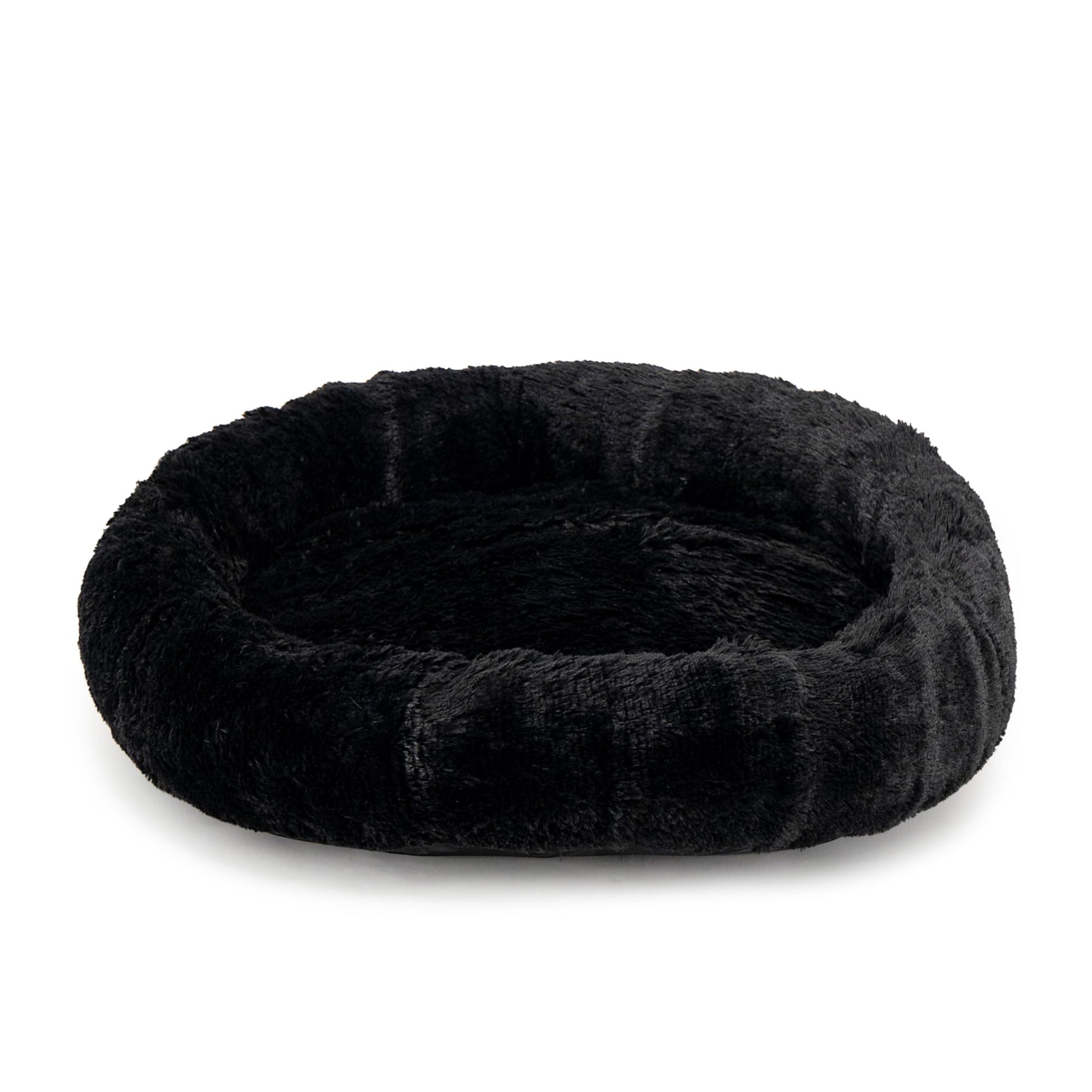 Cama para Perro Tipo Dona Anti Estrés PETS APPAREL HILLS Negro Medium