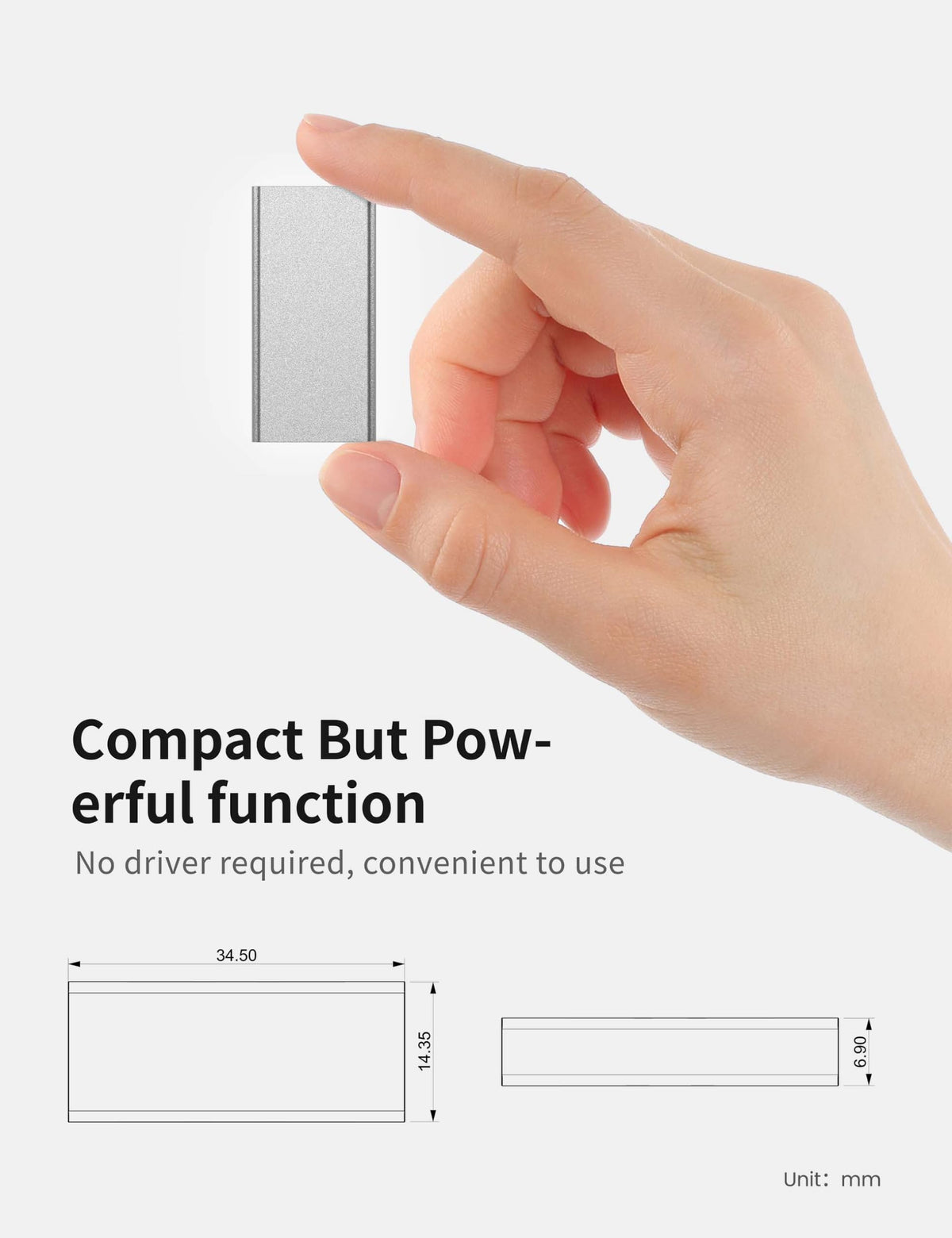 Adaptador USB Hembra a Hembra SuperSpeed 5 Gbps Paquete de 5 Plateado para Extensión de Datos y Carga