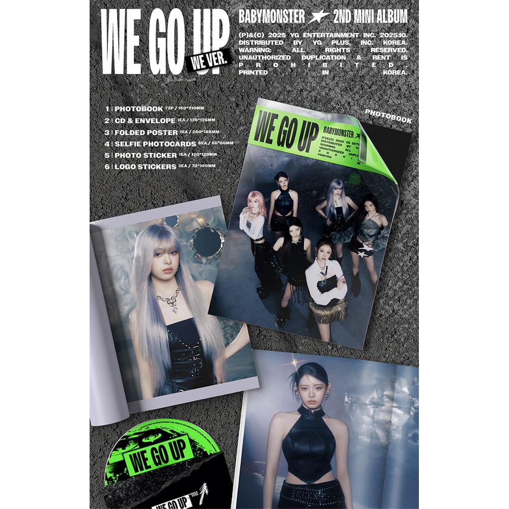 Mini Álbum BABYMONSTER WE GO UP WE ver.