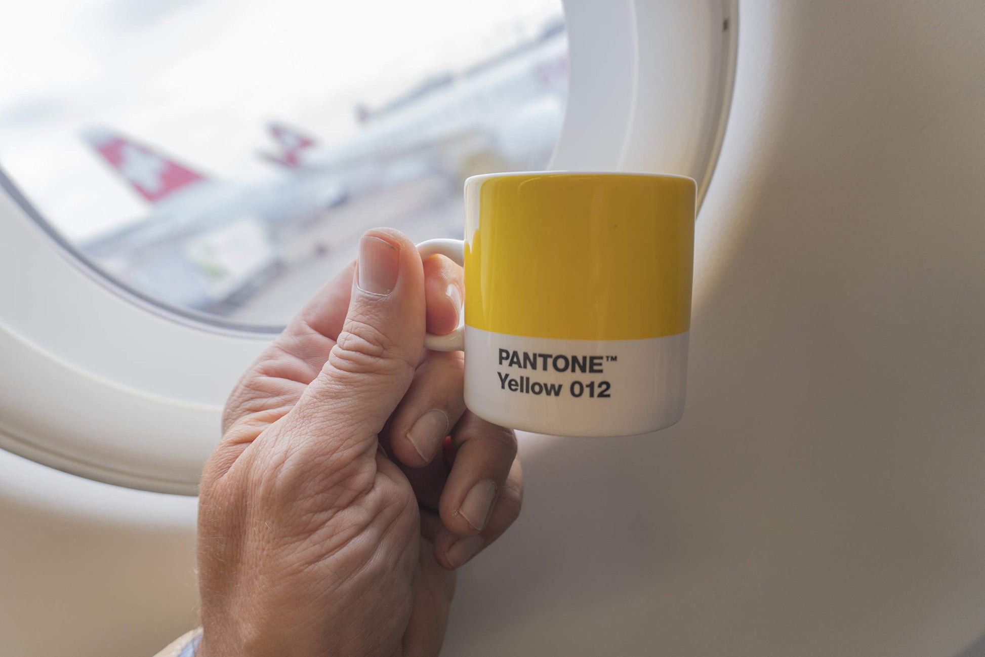 Copenhagen Design PANTONE Taza de café pequeña, porcelana fina (cerámica), 120 ml, gris cálido