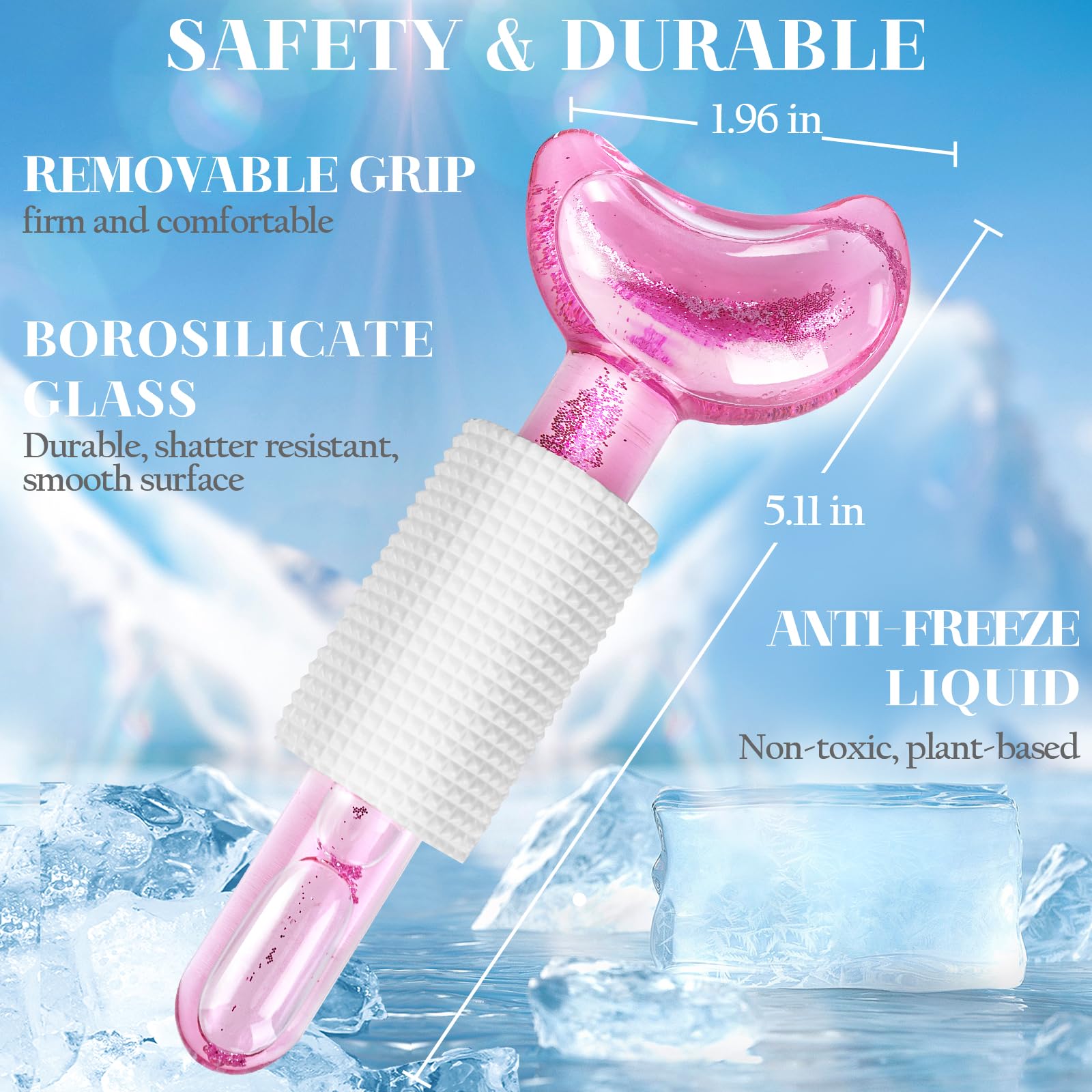Regalos de Navidad para mujer: globos de hielo facial, idea de regalo para esposa, mamá, novia, madre, hermana, cumpleaños único para ella que tiene todo lo que quiere nada, masajeador facial, herramienta de belleza