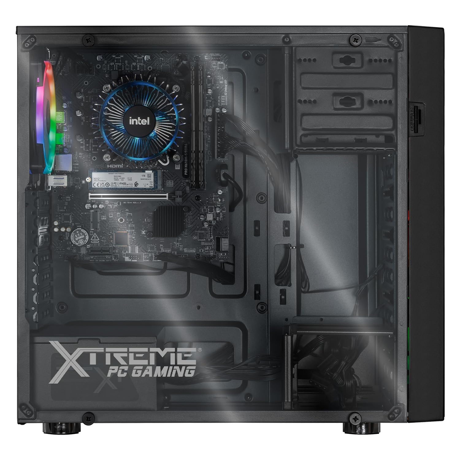 Computadora Gaming Intel Core I9 Dragonfly Negro con Monitor Curvo 27'' SSD 1TB 32GB RAM