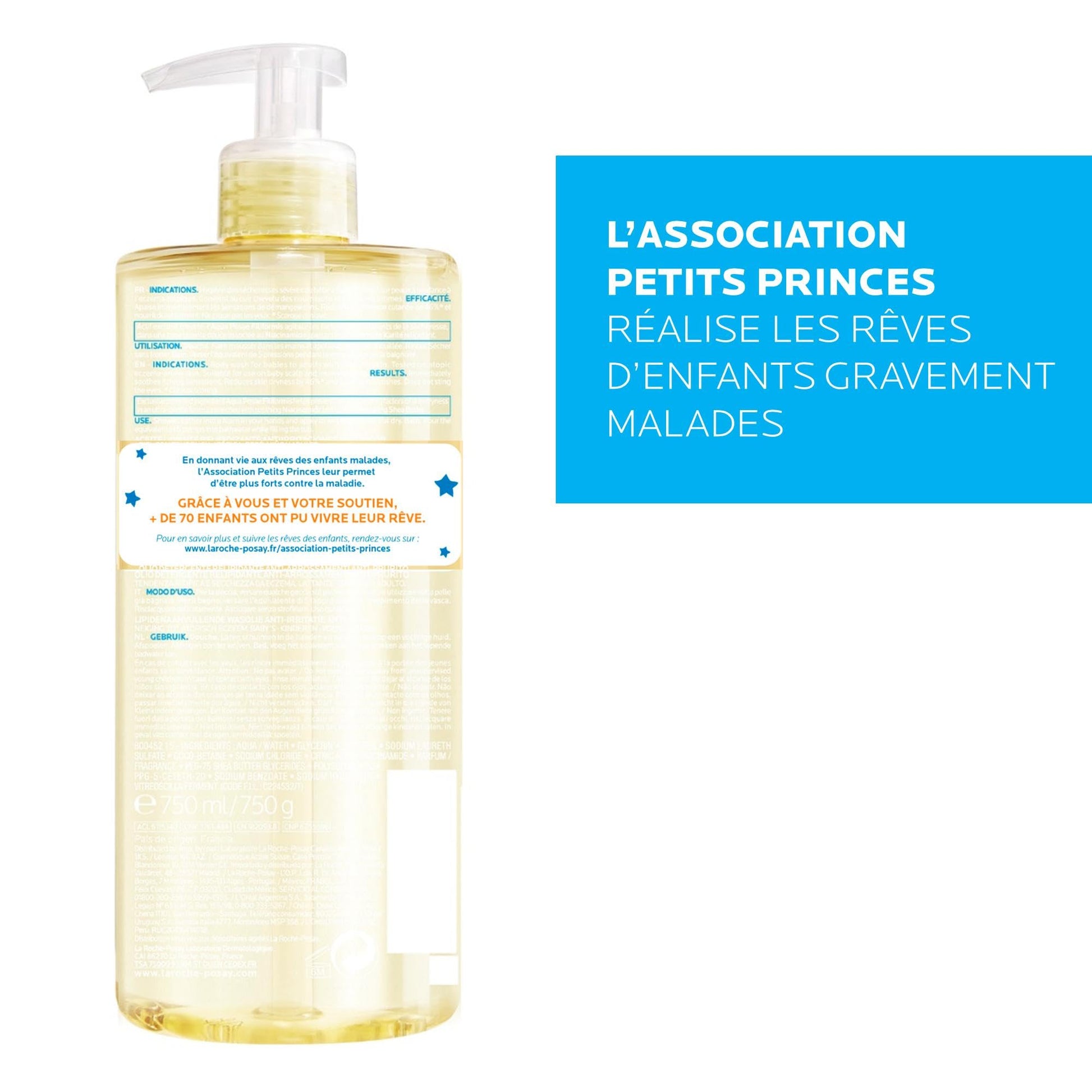 La Roche-Posay Lipikar Aceite de Ducha Lavante AP+ 750ml