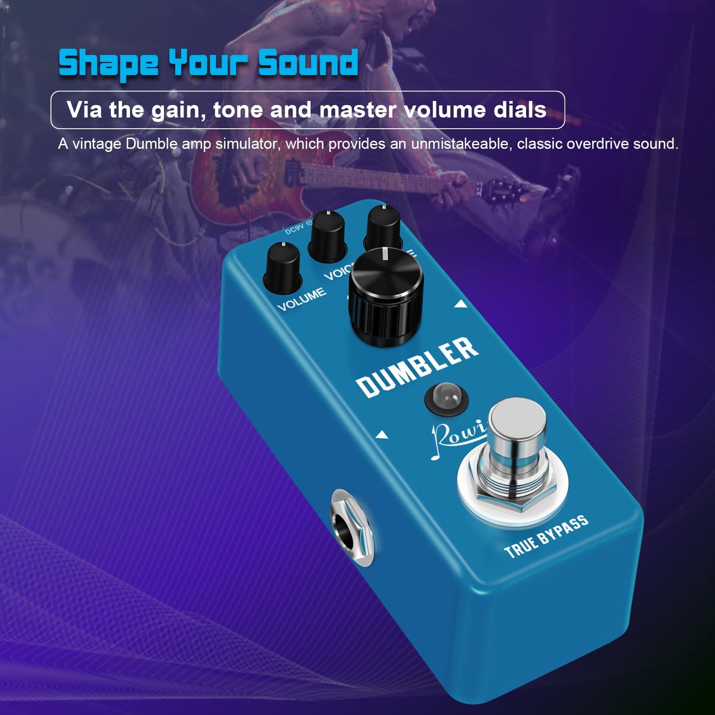 Pedal de Efecto Rowin Ampire-Dumbler Lef-315