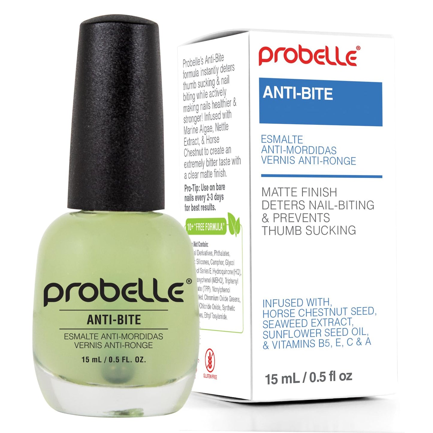 Tratamiento de Mordeduras Probelle Esmalte sin Mordedura para Niños y Adultos