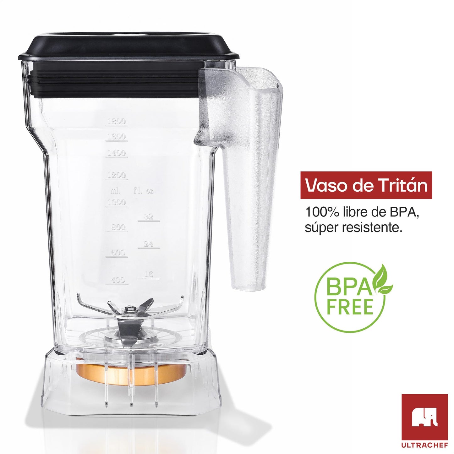 Licuadora Profesional ULTRACHEF U2000 Tritán Ajustable 2000w
