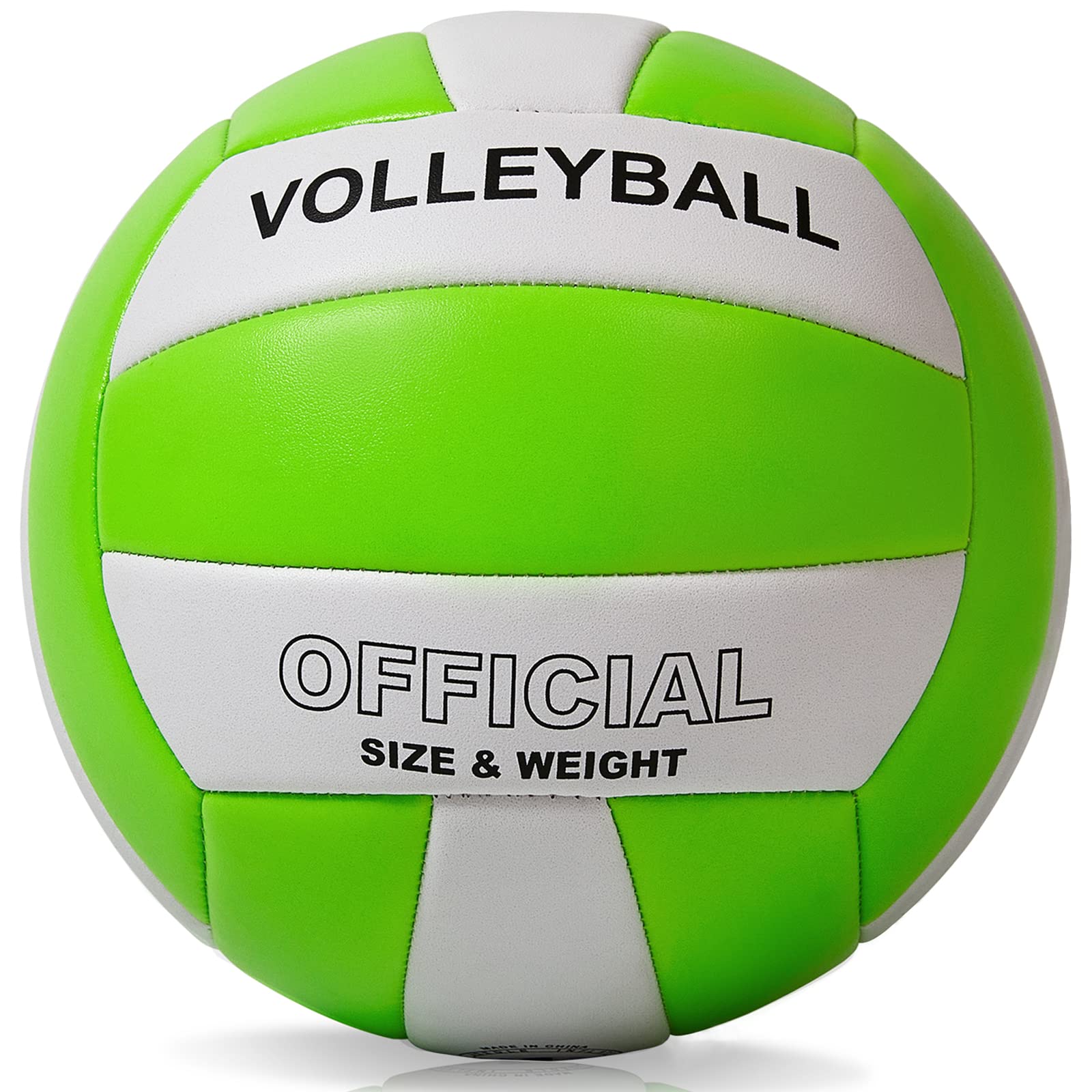 Voleibol EVZOM Beige Oficial Tamaño 5 de Alta Calidad para Playa y Piscina