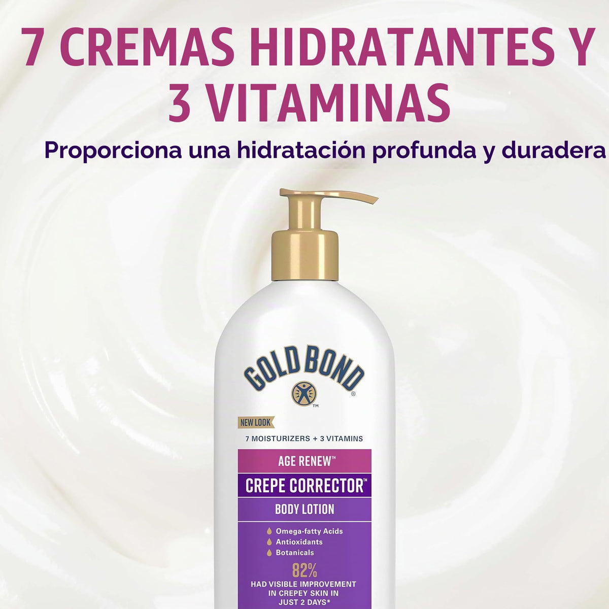 Gold Bond Age Renew Crepe Corrector Body Lotion, Replenishing & Smoothing Formula, 14 oz.