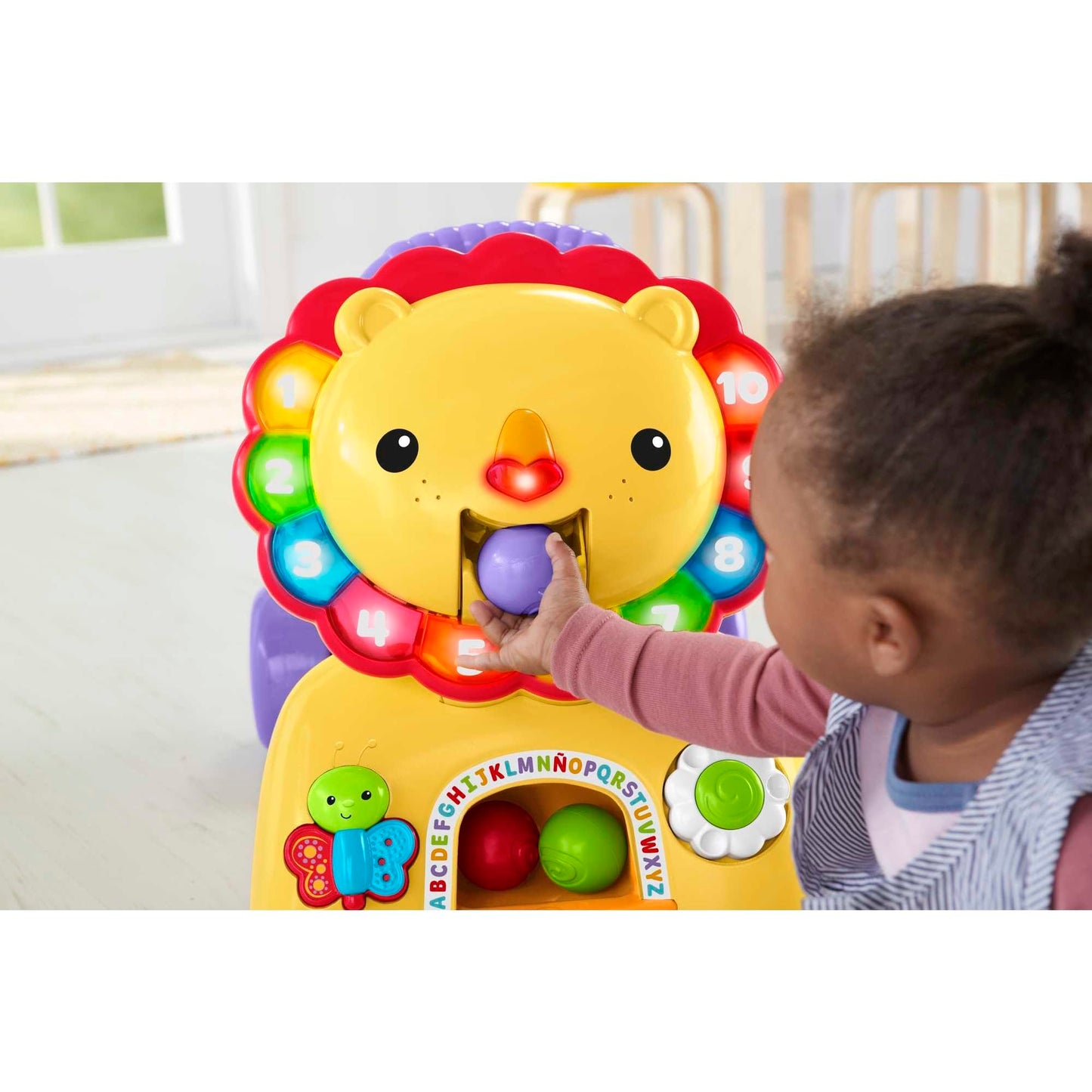Fisher-Price Andadera León Camina Conmigo 3 en 1 con Luces y Sonidos para Bebés de 6 Meses en Adelante
