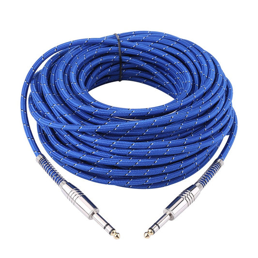 Cable de Audio Estéreo Zerone 6,35 mm Reducción de Ruido y Alta Fidelidad para Instrumentos Musicales 20 m