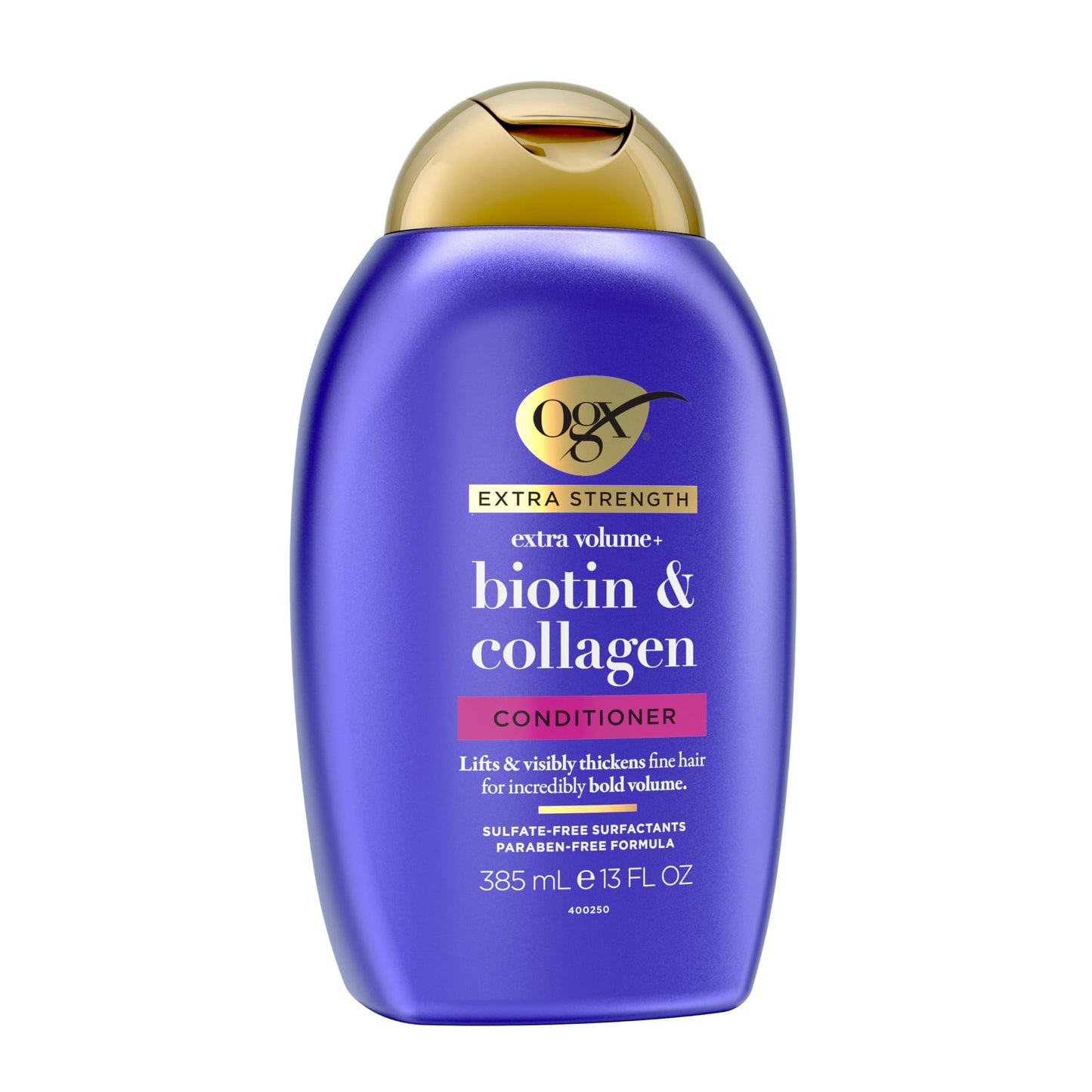 OGX, Acondicionador Volumen y Fuerza Extra de Biotina y Colágeno, 385 ml