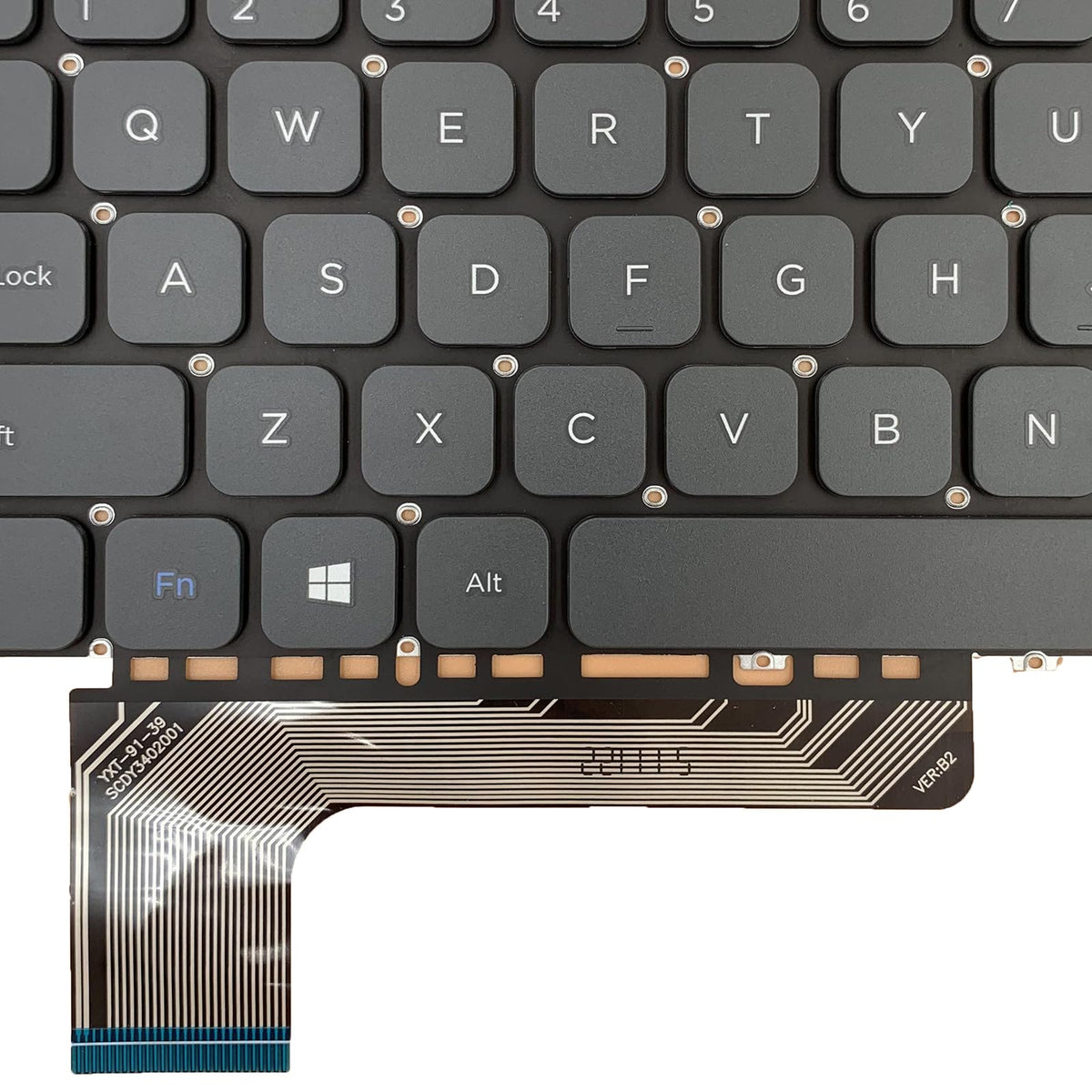 Teclado de Repuesto Siakoocty Gris para Portátil USA