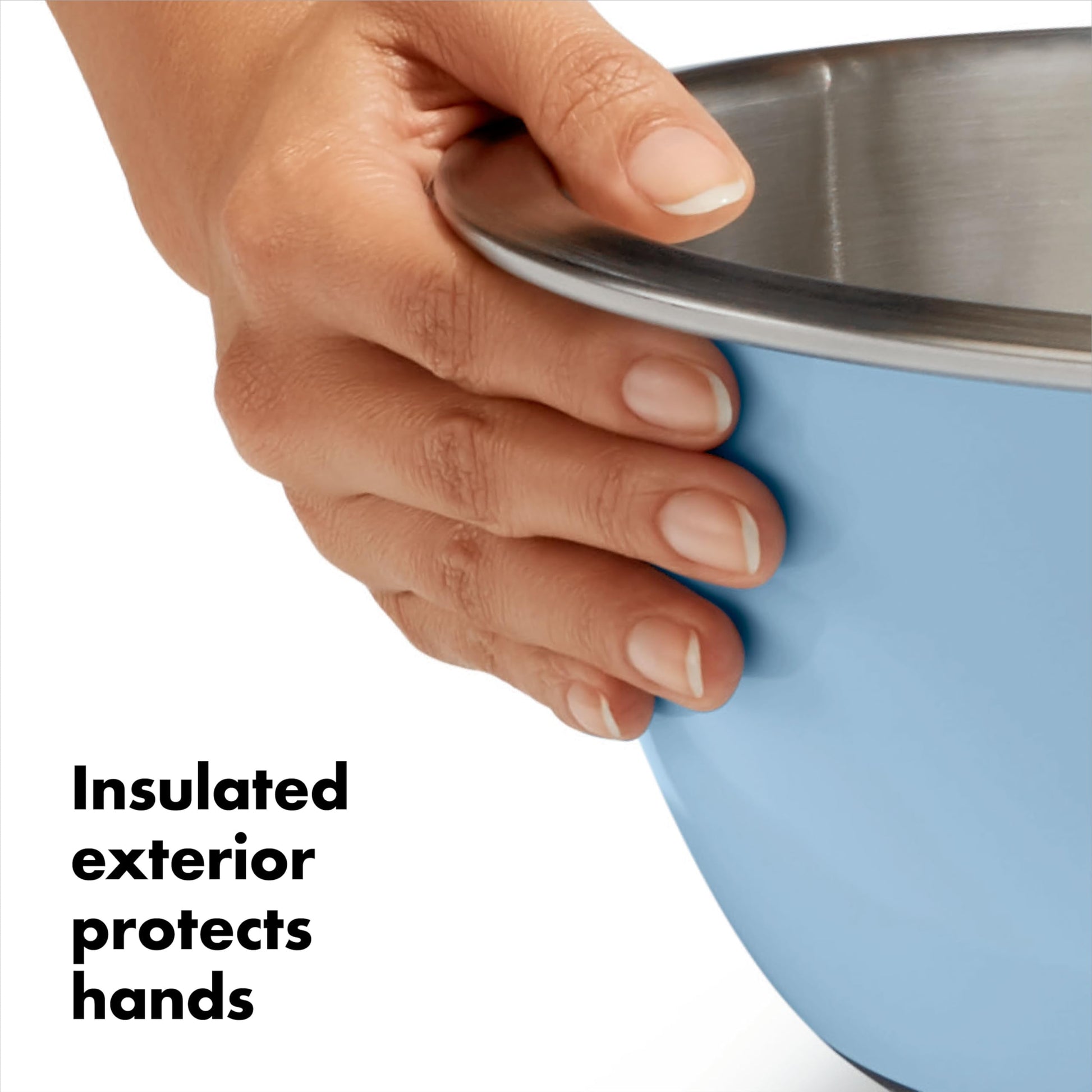 Juego de Tazones Oxo Good Grips Gris en Acero Inoxidable